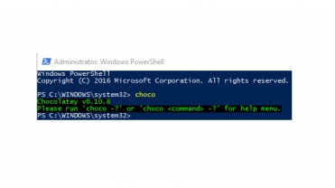 Install Chocolatey for Windows